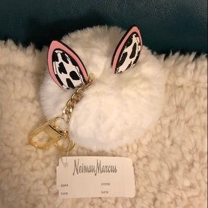 Bunny Pom Key Fob